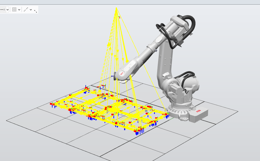 6-DOF Robotic Machining — machining setup