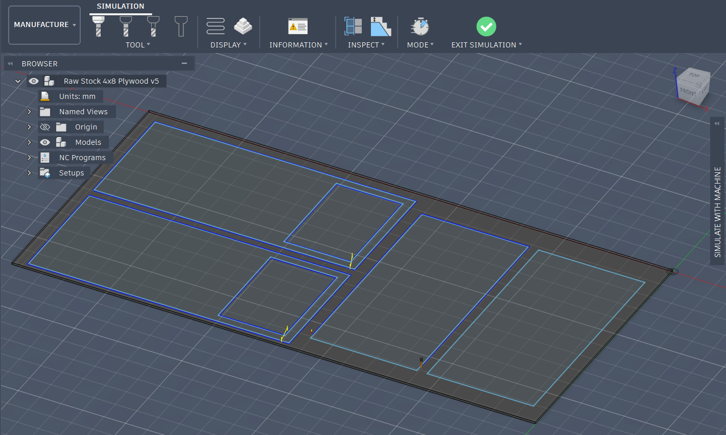 6-DOF Robotic Machining — toolpath verification